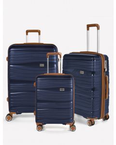 RW Travel Alfrida Collection 3-set Suitcases Blue