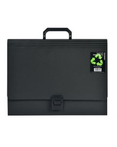 Docusmart Expanding File A4 PP 24 Pockets Black