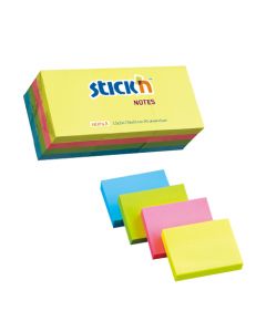 Note Pad 38x51mm 100 Sheets 12 Pack Assorted