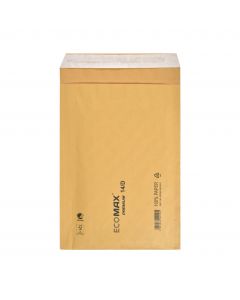 Padded Envelope Ecomax 14/D 180x265 Brown 100 pcs