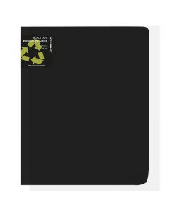 Presentation File With Frontpocket A4 20 Pockets Black