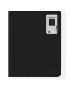 Presentation File With Front Pocket A4 40 Pockets Black