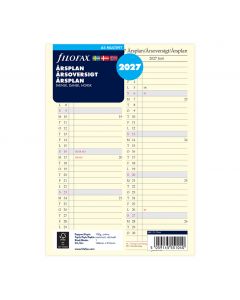 Year Planner 2027 Swedish/Danish/Norwegian