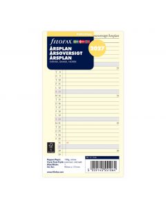 Year Planner 2025 Swedish/Danish/Norwegian