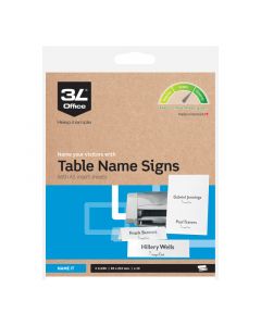 Table Name Sign  63x210mm 10pcs