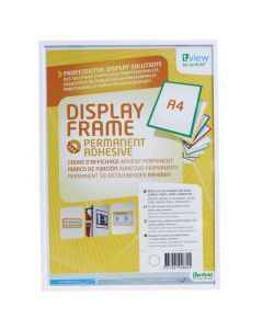 Adhesive Display Frames A4 White