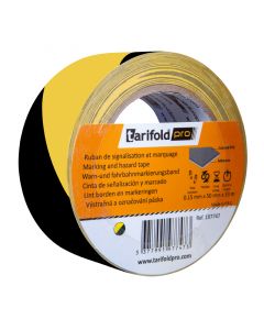 Marking Tape Rolls 33mx50mm Black/Yel