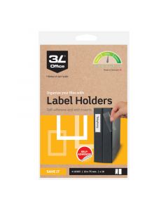 3L Label Holder 19x75mm 16 Pac