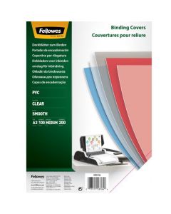 Fellowes PVC Binding Cover A3 100x200M Transparent