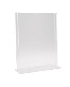 Acrylic Sign Holder A6 T-Shape