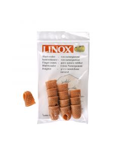 LINOX Rubber Fingers Size 4, 12 Pieces