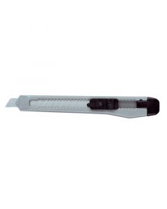 Cutter Knife 9mm Lockable Grey