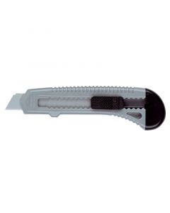 Cutter Knife 18mm Lockable Grey