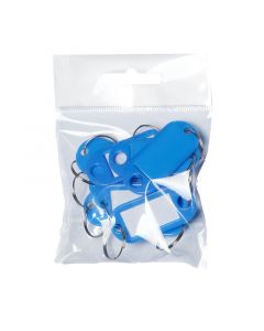 Key Ring PET 10 pcs Blue