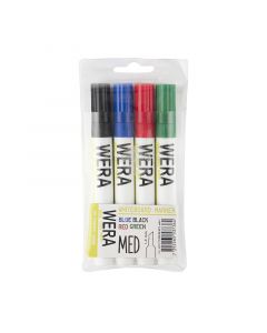 Wera Whiteboardmarker1-4mm 4 Pack