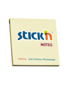 Note Pad 76x76 100 Sheets Yellow