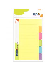 Magic Note Pad 6pcs 148x98 10 Sheets Ruled Assorted Neon