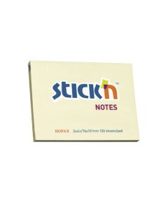 Note Pad 76x101 100 Sheets Pastel Yellow