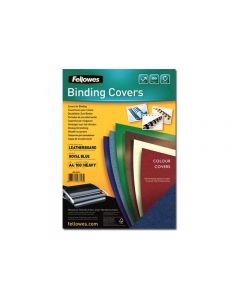 Fellowes Binding Cover A4 Blue 100 Pack