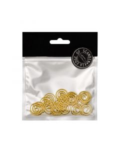 Edge of Scandinavia Round Clips 20pcs Gold