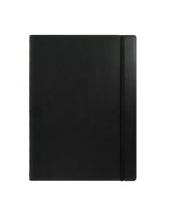 Filofax Notebook A4 Ruled Black