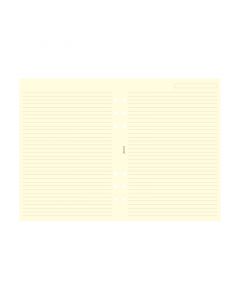 A5 Notepaper Ruled Créme