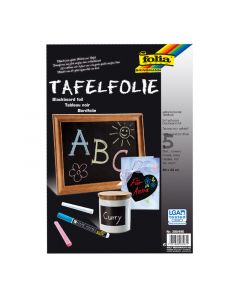 Blackboard film 23x33cm 5sheets Black