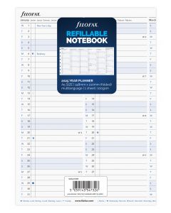 Filofax Yearplaner Notebook A5 2025