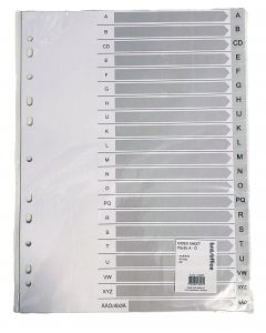 A-Ö / A-Ø Index Dividers in PP