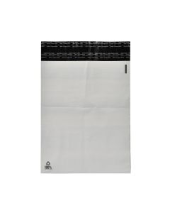 Mailer Bag 100% Recycled 340x420mm Double Glue White 100pcs