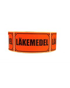 Warning Label Läkemedel 50x100 1000pcs