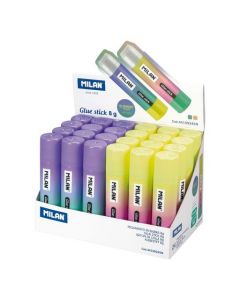 MILAN Glue Sticks 8g 24pcs Sunset Display