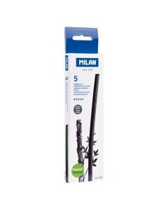 MILAN Natural Charcoal Sticks 6-8 mm 5 Pack