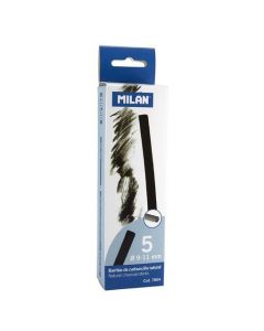 MILAN Natural Charcoal Sticks 9-11 mm 5 Pack